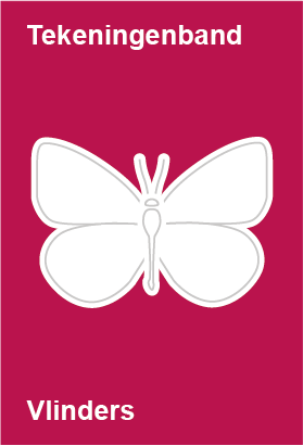 Boekomslag , tekeningenband-vlinders