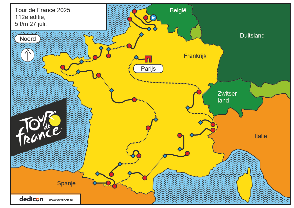 Boekomslag , tour-de-france-2025
