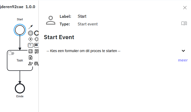 BPMN start event in Orchestra